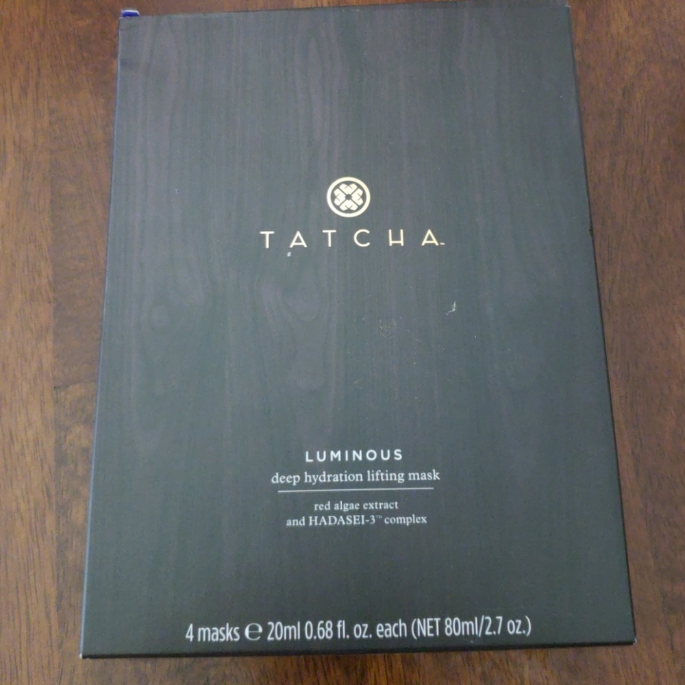Tatcha Luminous deep hydration listing mask
